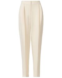 Fabiana Filippi - Cady Pleated-Front Trousers - Lyst