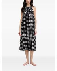 Chantelle - Monica Polka-Dot Halterneck Beach Dress - Lyst