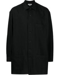 Yohji Yamamoto - Patch-Pocket Button-Down Shirt - Lyst
