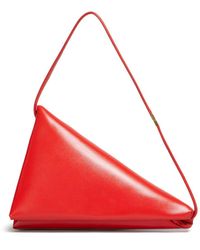 Marni - Sac porté épaule Prisma Triangle en cuir - Lyst
