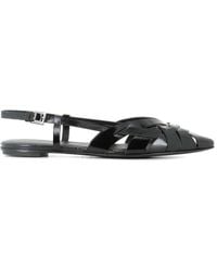 Roberto Del Carlo - Woven Strap Flat Pumps - Lyst