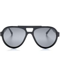 Linda Farrow - X The Attico Jurgen Pilot-frame Sunglasses - Lyst