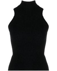 Patou - High-Neck Knitted Top - Lyst