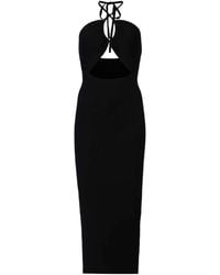 AllSaints - Abito Toni Con Scollo All'Americana E Cut-Out - Lyst