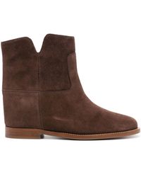 Via Roma 15 - Suede Ankle Boots - Lyst