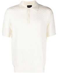 Brioni - Cashmere And Cotton Blend Polo Shirt - Lyst