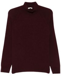 Peserico - High-Neck Raglan-Sleeve Sweater - Lyst