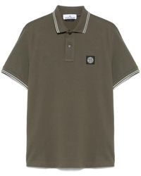 Stone Island - ピケ ポロシャツ - Lyst