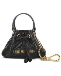 Love Moschino - Quilted-Bag Keyring - Lyst