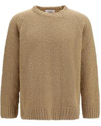 Laneus - Raglan-Sleeve Bouclé Sweater - Lyst