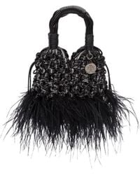 Isla - Glam Plumas Tote Bag mit Feder - Lyst