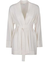 Max Mara - Belted cashmere cardi-coat - Lyst
