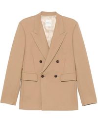 Sandro - Blazer Met Dubbele Rij Knopen Van Scheerwol - Lyst