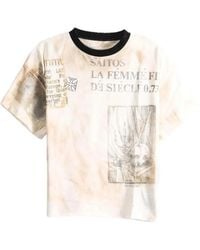 SAITOS - Fin De Siecle Graphic-Print Crew-Neck T-Shirt - Lyst