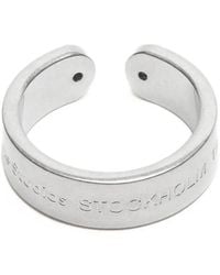 Acne Studios - Anillo Con Logo En Relieve - Lyst