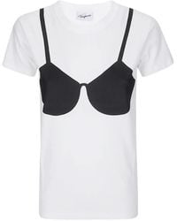 VAQUERA - Bra-Print T-Shirt - Lyst