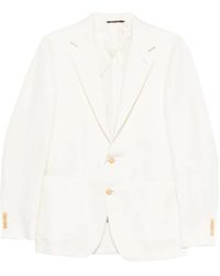 Canali - Button-Fastening Patch-Pockets Blazer - Lyst