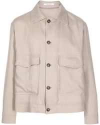 Tagliatore - Linen Shirt Jacket - Lyst