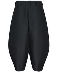 Comme des Garçons - Pantalones Capri A Rayas Dobby - Lyst