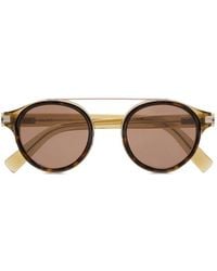 ZEGNA - Round-Frame Sunglasses - Lyst