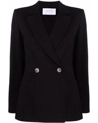 Harris Wharf London - Notched-lapel Double-breasted Jacket - Lyst