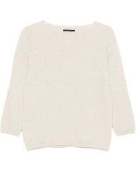 Fabiana Filippi - Fine-Knit Three-Quarter Sleeve Sweater - Lyst