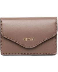 agnès b. - Ava Leather Card Case - Lyst