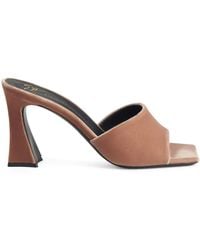 Giuseppe Zanotti - 85Mm Solhene Velvet Sandals - Lyst