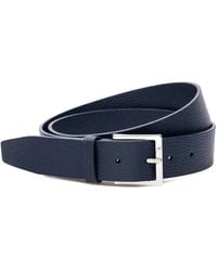 Orciani - Leather Buckle Belt - Lyst