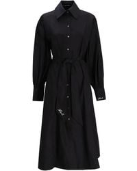 KARL LAGERFELD - Logo-Embellished Midi Dress - Lyst