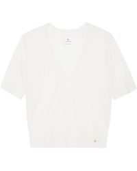 Anine Bing - T-shirt Aria con placca logo - Lyst