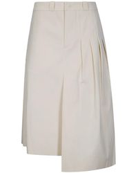 Our Legacy - Origami Lace-Insert Midi Skirt - Lyst