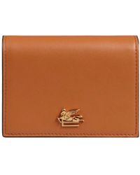 Etro - Pegaso-Motif Leather Wallet - Lyst