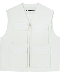 Jil Sander - Cargo Zip-Up Vest - Lyst