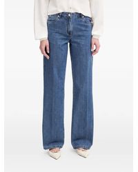 Silvian Heach - Logo-Embroidery Jeans - Lyst
