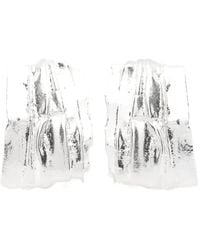 Completedworks - Textured Hoop Earrings - Lyst