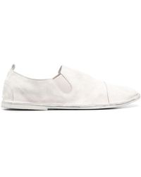 Marsèll - Round-toe Slip-on Leather Loafers - Lyst