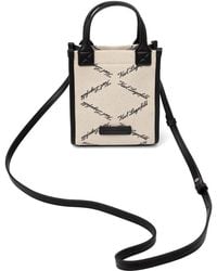 KARL LAGERFELD - K/Ville Logo-Print Cross Body Bag - Lyst