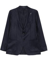 Tagliatore - Blazer À Poche Plaquée - Lyst