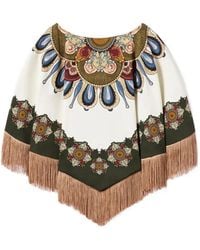 La DoubleJ - Reversible Mini Poncho - Lyst
