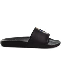 Polo Ralph Lauren - Sandali Slides Con Ricamo Orso - Lyst