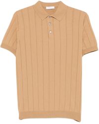 Diktat - Ribbed-Knit Polo Shirt - Lyst