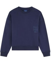 Paul & Shark - Logo-Print Crew-Neck Sweatshirt - Lyst