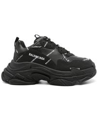 Balenciaga - Triple S Sneaker Allover Logo - Lyst