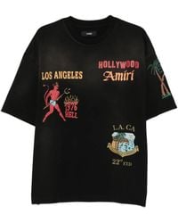 Amiri - T-Shirt À Imprimé Graphique - Lyst