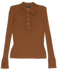 Roberto Collina - Ribbed Polo-Neck Sweater - Lyst