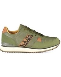 Napapijri - Cosmos Syn Logo-Print Panelled Sneakers - Lyst