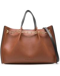 Elisabetta Franchi - Borsa tote Dune con catena - Lyst