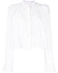 Isabel Marant - Broderie Anglaise Blouse - Lyst
