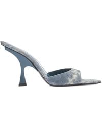 The Attico - 95Mm Open-Toe Slip-On Sandals - Lyst